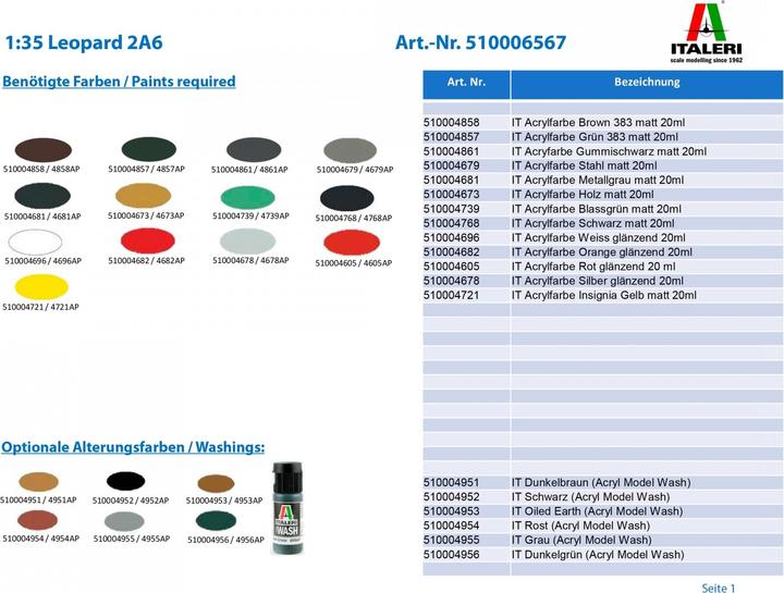 Actual product image 1:35 Leopard 2A6
