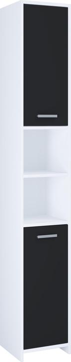 Produktbild VCM Badmöbel Hochschrank Badschrank Zalo L Drehtüren (30 x 31 cm)