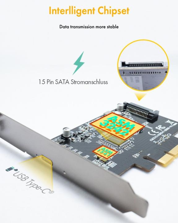Immagine prodotto Icy Box Scheda PCI IcyBox USB Type-C Controller Card IB-PCI1901-C32