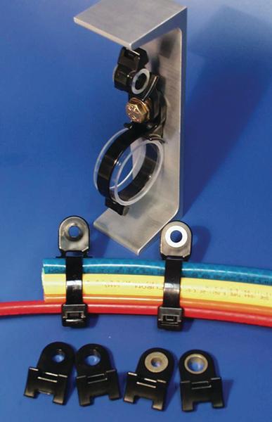 Actual product image HellermannTyton Hellermann HDM25-PA66HIR-BK 100 Holder151-00437 (36.30 mm, 100 pcs.)