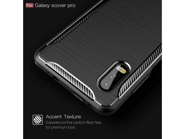Immagine prodotto Screenguard Samsung Galaxy XCover Pro Cover Carbon Brushed Soft TPU (Samsung Galaxy Xcover Pro)
