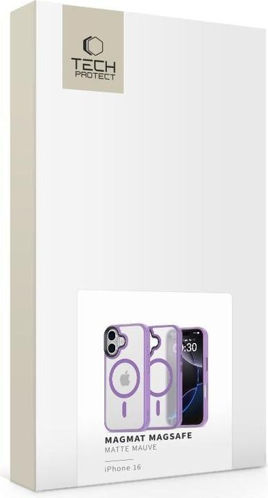 Produktbild Tech-Protect MagMat MagSafe iPhone 16 Case - Purple (Apple iPhone 16)