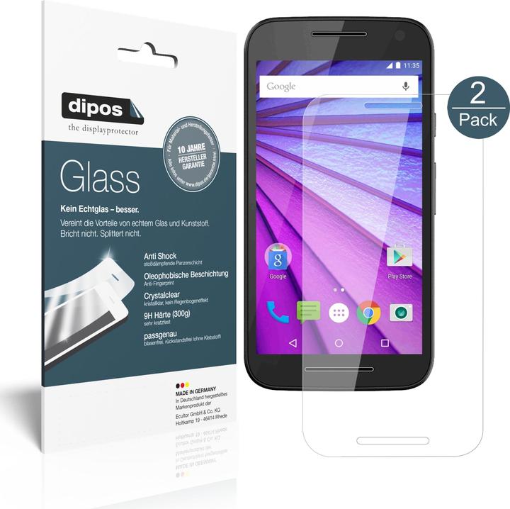 Produktbild Dipos Displayschutz Anti-Shock (1 Stück, Motorola Moto G (3. Gen.))