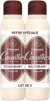 Actual product image Roge Cavailles Rogé Cavaillès Men's Deodorant Fresh Spray 48H 2 x 150ml (Spray, 150 ml)