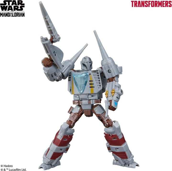 Produktbild Hasbro Star Wars x Transformers Actionfigur The Mandalorian / N-1 Starfighter 19 cm