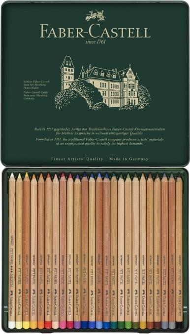 Actual product image Faber-Castell Coloured pencil PITT PASTELL (Multicoloured, 24 x)