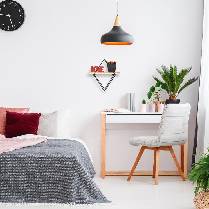 Immagine prodotto Relaxdays Mensola da-parete (30 x 15 x 30 cm)