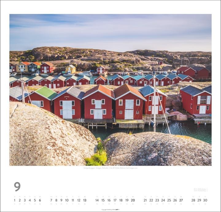 Produktbild Schweden Kalender 2026 - Licht und Wasser (48 x 46 cm, Deutsch)
