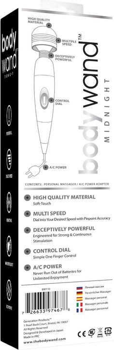 Actual product image Bodywand Midnight