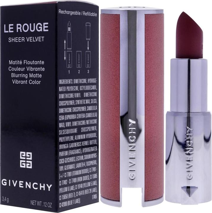 Immagine prodotto Givenchy Rossetto ricaricabile Le Rouge Sheer Velvet Matte (Nudo a Boise)