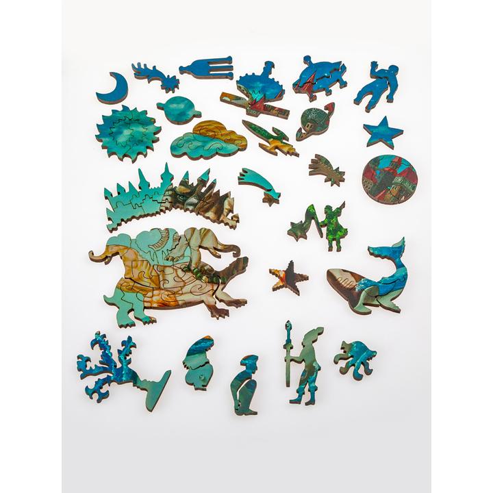 Actual product image DaVici Puzzle - Stephen Hawking (250 pieces)