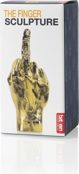 Actual product image Bitten The Finger Sculpture
