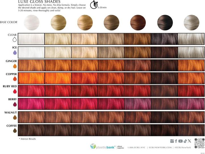 Produktbild Ecru New York LUXE GLOSS - Translucent Color Clear