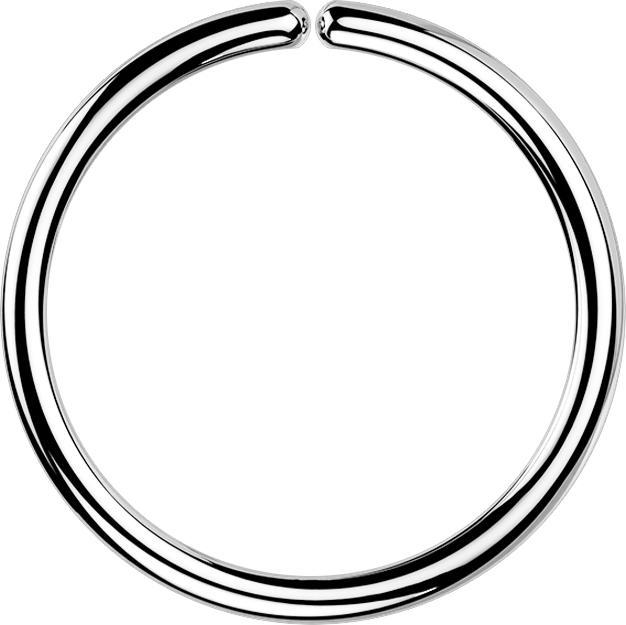Produktbild Star Piercing Micro Piercing Ring silber (Titan G23, ohne Messing)