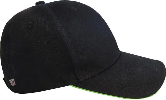 Terrax Cap Workwear universal schwarz/limette