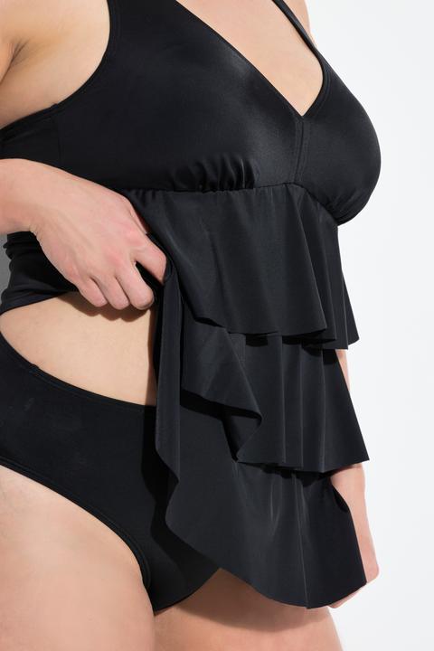 Produktbild Ulla Popken Tankini, Volants, Softcups, recycelt (44)