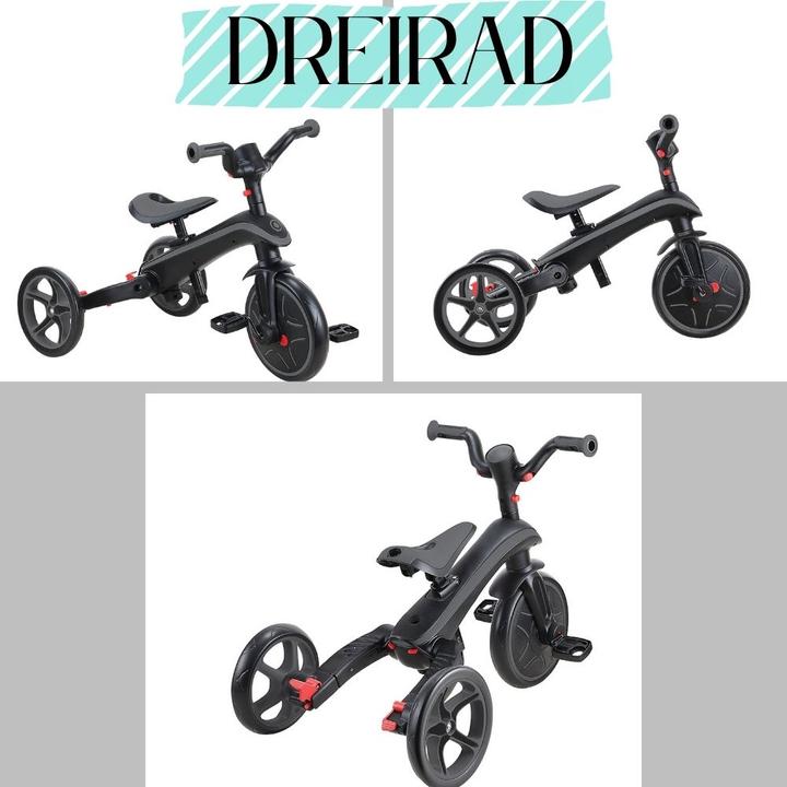 Actual product image Globber Explorer 4 in 1 Foldable Black Grey
