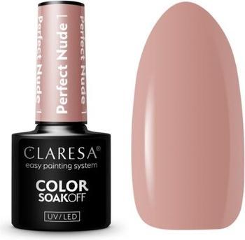 Produktbild Claresa 01 Perfekter Nude UV-Nagellack 5ml (Beige, UV-Gel Lack)