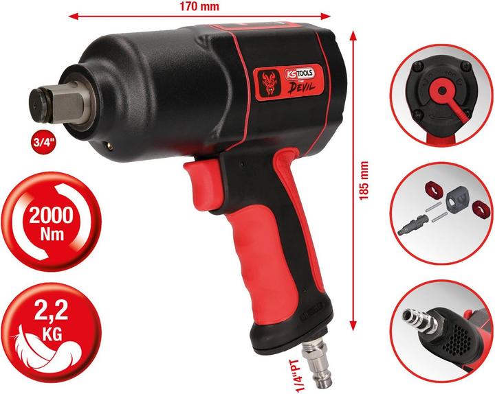 Produktbild KS Tools 515.3400 (Druckluft)