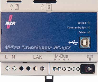 Actual product image NZR M-BUS data logger 25 M-BUS devices