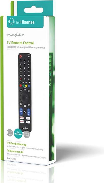 Actual product image Nedis Replacement remote control | Suitable for: Hi-Sense | Pre-programmed | 1 device | Amazon Prime / (Device-specific remote control)