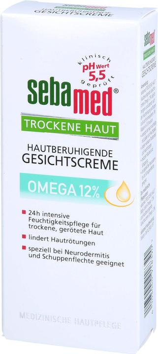 Actual product image Sebamed Dry Skin Omega 12% Face Cream, 50 ml CRE (50 ml, 24h cream)