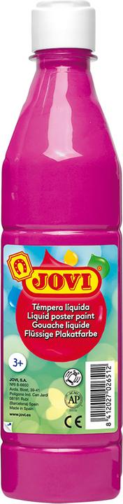 Jovi Poster paint / tempera paint 500ml bottle magenta (Magenta, 500 ml)