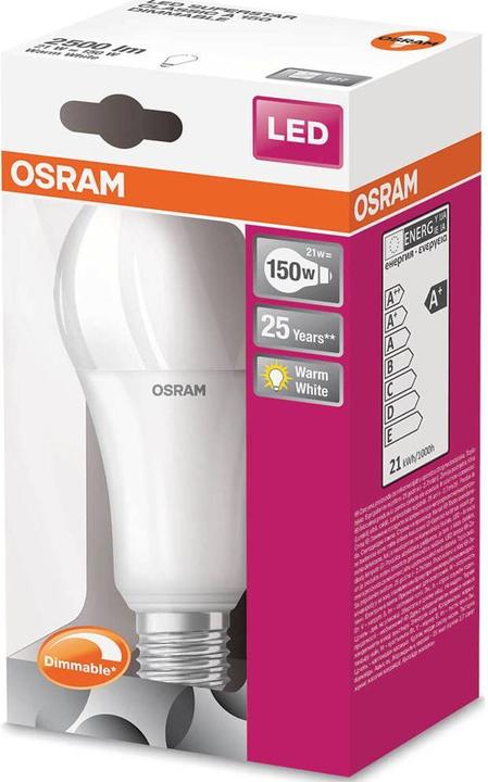 Immagine prodotto Osram Superstar Classic A150 (E27, 20 W, 2452 lm, 1 x, E)