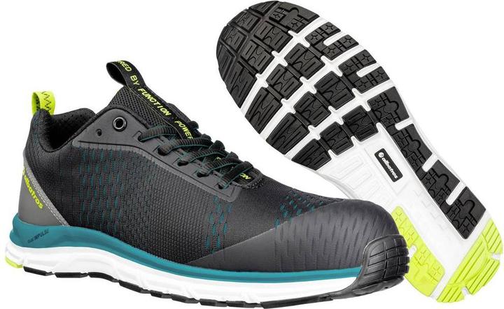 Actual product image Albatros AER55 IMPULSE BLACK BLUE LOW S1P ESD HRO SRA 647500241000043 Safety shoe S1 Schuhgrö (S1P, 43)