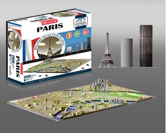 Image du produit 4D City Paris, France (1100 pièces)