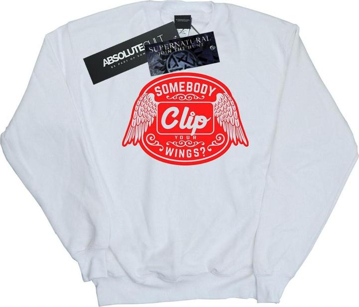 Supernatural Clip Your Wings Sweatshirt (M)