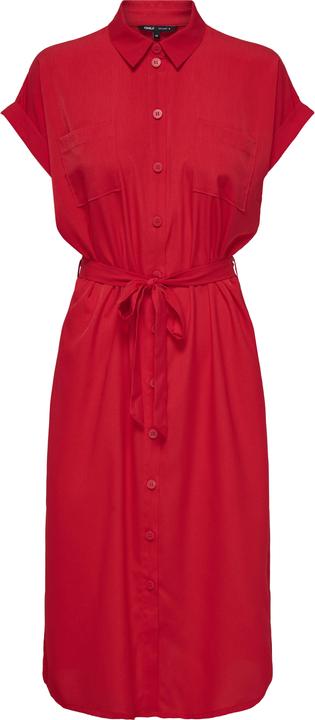 Only Bindegürtel Blusenkleid Hemdblusenkleid (34)