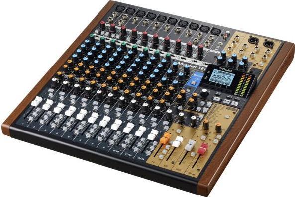 Actual product image Tascam Model 16 mixer with 32GB memory card (Studio- and Livemixer)