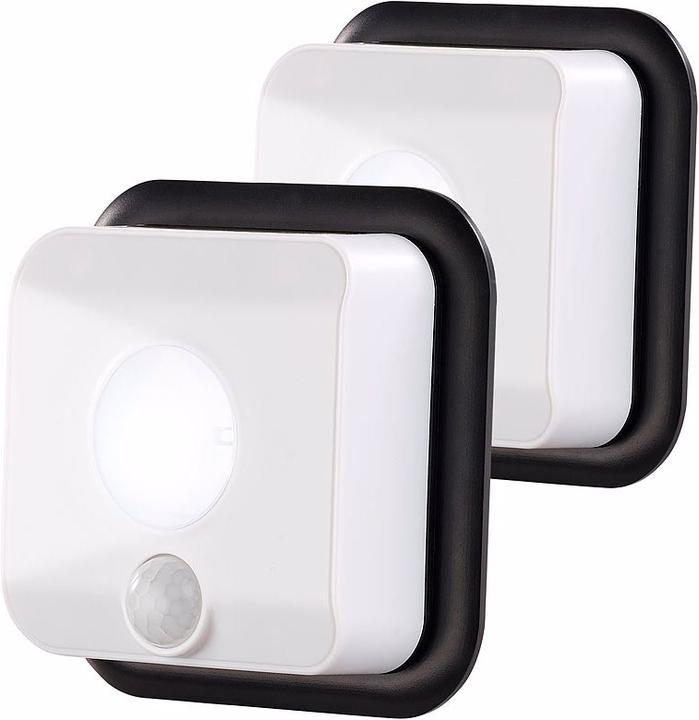 Produktbild Pearl LED-Wandleuchten mit Licht- & Bewegungsmelder (6 m)