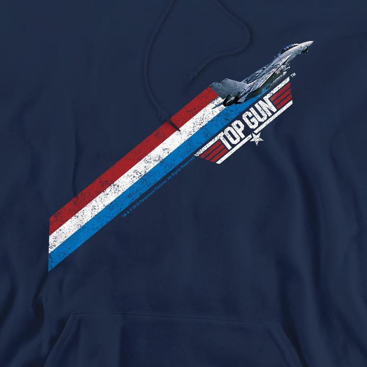 Immagine prodotto Top Gun Felpa con Cappuccio Strisce Uomo (S)