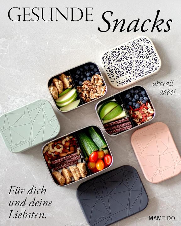 Actual product image Mameido Brotdose, unterteilt