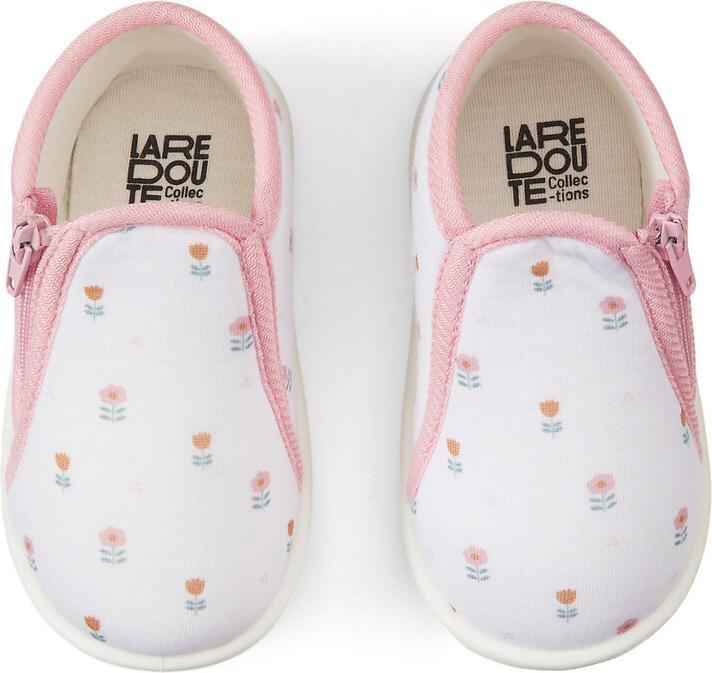 Image du produit La Redoute Collections Chaussons bébé fleuris avec fermeture éclair (23)