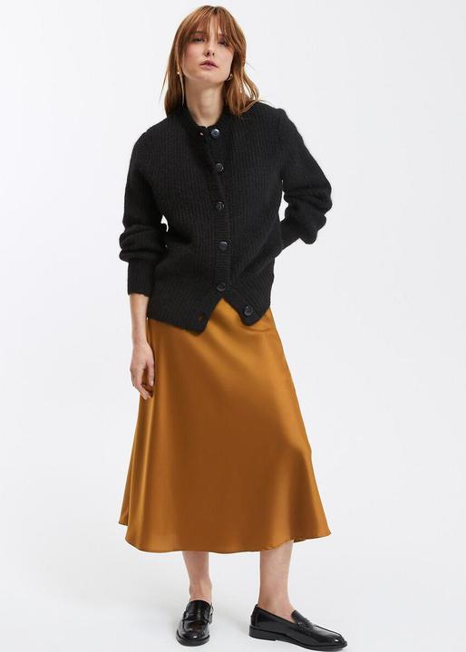 Actual product image La Redoute Collections Long satin skirt in A-line Signature MARION (32)