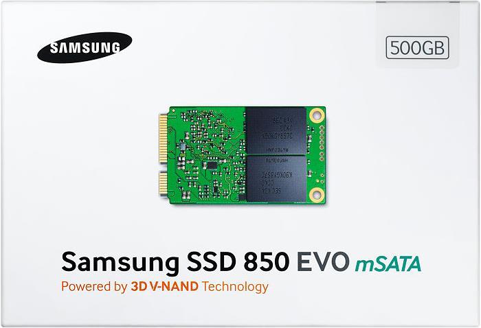 Produktbild Samsung 850 Evo (500 GB, mSATA)