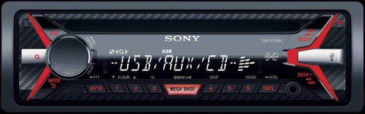Produktbild Sony CDX-G1100U (Rot)