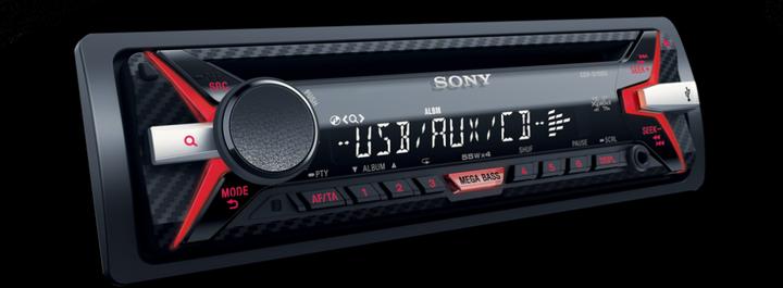 Produktbild Sony CDX-G1100U (Rot)