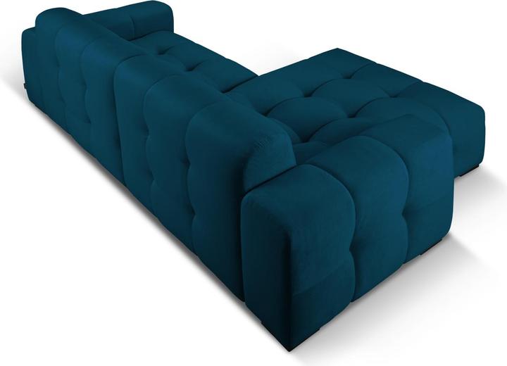 Actual product image Micadoni Velvet Left Corner Sofa, "Kendal", 4 Seats, 256x173x79Made in Europe (Corner sofa)