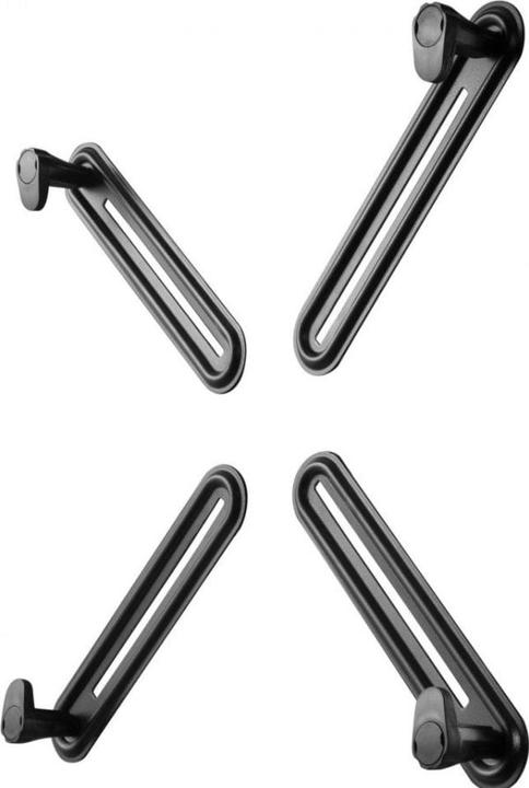 Image du produit Techly Kit adaptateur non-VESA pour support d'écran 33,02-68,58cm 13-27pouces (Mur, 27", 8 kg)