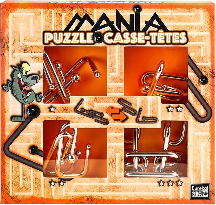 Eureka! puzzel Puzzle Mania Casse-têtes Orange