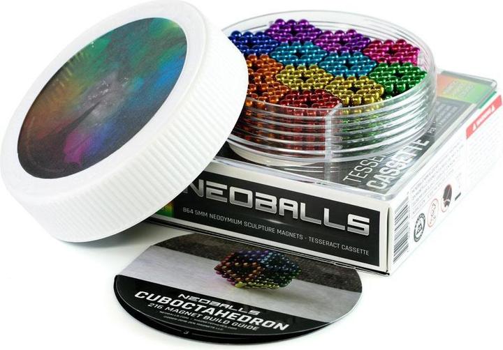 Image du produit Neoballs Aimants sphere arc-en-ciel - Cassette Tesseract