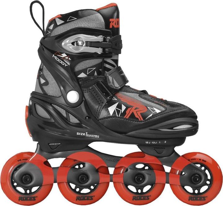 Produktbild Roces Rollschuhe Moody Boy Tif, schwarz-rot, Grösse 30-35 (30, 31, 32, 33, 34, 35)