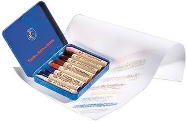Actual product image Stockmar wasstiftjes ass. no. 1 - 8 aanv. kleuren (Multicoloured, 8 x)