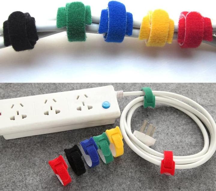 Image du produit Techly 109528 (Serre-câbles velcro, 12 mm, 10 pcs)