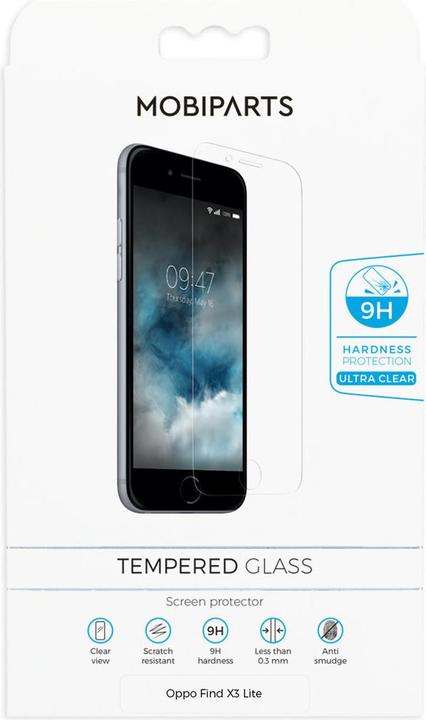 Produktbild Mobiparts Regular Tempered Glass Oppo Find X3 Lite (1 Stück, Oppo Find X3 Lite)