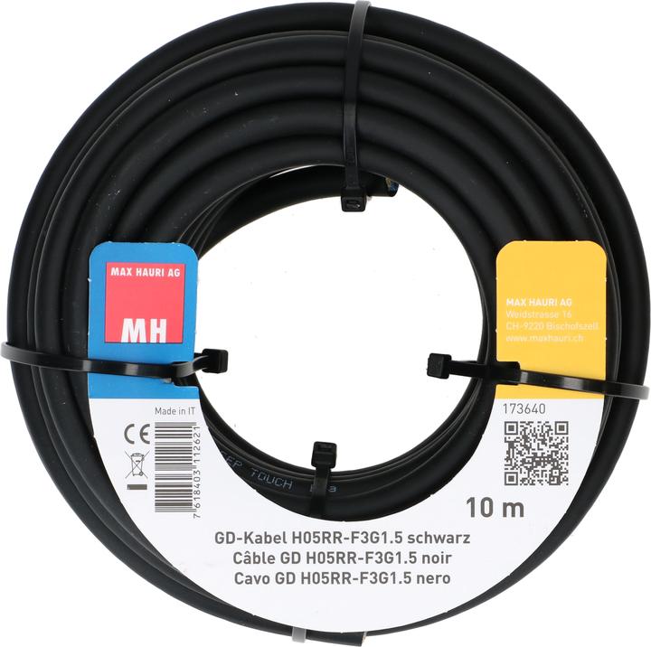 Actual product image Max Hauri GD cable H05RR-F (10 m)